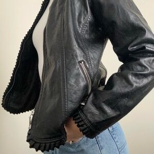 Vintage Black Leather Jacket